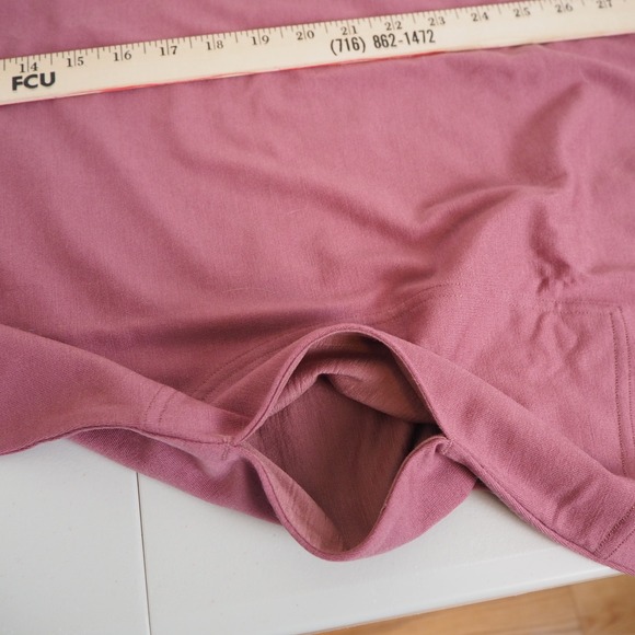 WoolX Georgie Dress Merino Wool Berry Rose Size Medium Casual Travel Pockets - Picture 8 of 10